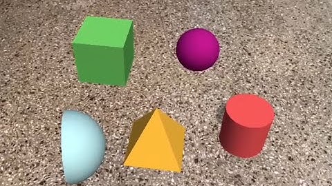 3D Shapes in Augmented Reality