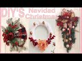 ADORNOS NAVIDEÑOS/DECORACIONES NAVIDEÑAS/Christmas wreath/CORONAS PARA NAVIDAD