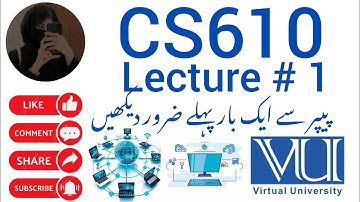 CS610 Short Lecture # 1 | Computer Network |  