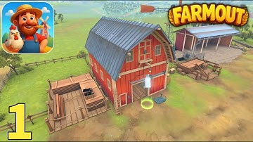 Farmout Farming Sim Gameplay Walkthrough Part 1 (ios, Android)