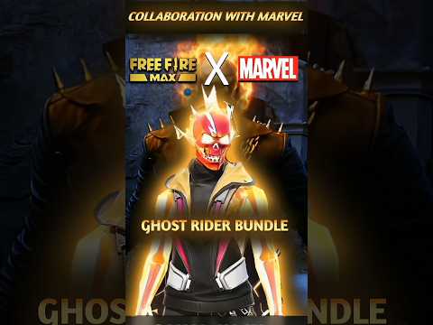 FREE FIRE COLLABORATION WITH MARVEL | GHOST RIDER BUNDLE | ONLY JUJU | #shorts