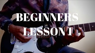 Video thumbnail of "Seben guitar - Beginner lesson 1"