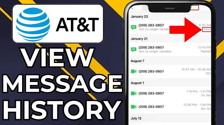 HOW TO VIEW AT&T TEXT MESSAGE HISTORY (2025)