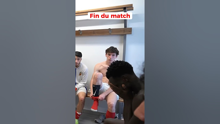 Il PLEURE et s’excuse après ce qu’il a fait en 2eme mi temps 😰
