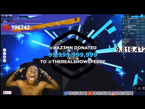 IShowSpeed Gets 99,999,999,999 Robux Donation (Full Video)