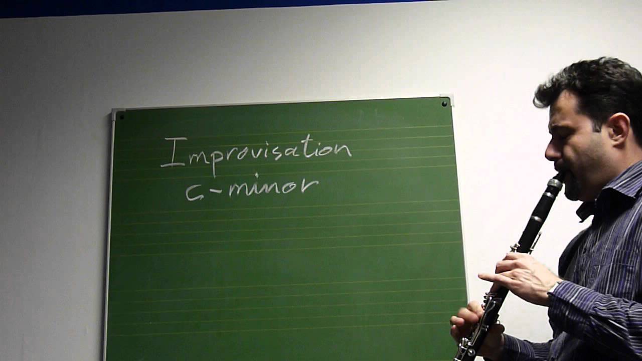 Jazz improvisation cminor YouTube