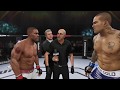 Andre Bishop vs. Isaac Frost (EA Sports UFC 3) - CPU vs. CPU - Crazy UFC 👊🤪