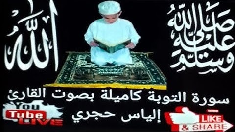 تلاوة القرآن الكريم سوره التوبه كامله بصوت القارئ إلياس حجري صوت جميل ماشاء اللهم جعل القرآن ربيع ❤️