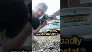 Thermostat replacement on my IMPORTED BMW #projectbruce #thermostatreplacement #mechanic #mechanik
