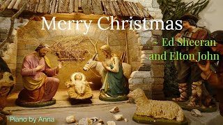 Merry Christmas - Ed Sheeran and Elton John | Piano Cover with Lyrics | Christmas Special