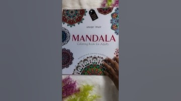 Mandala Colouring book for adults #shortsfeed / Colouring book