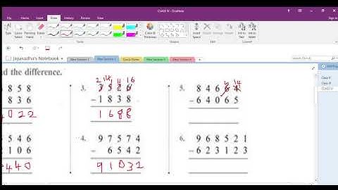 Matric Maths 4th std Addition and Subtraction Exercise 2 3  J