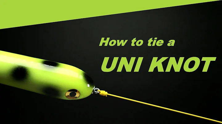 Fishing Knots - How to tie a Uni Knot. One of the best fishing knots.