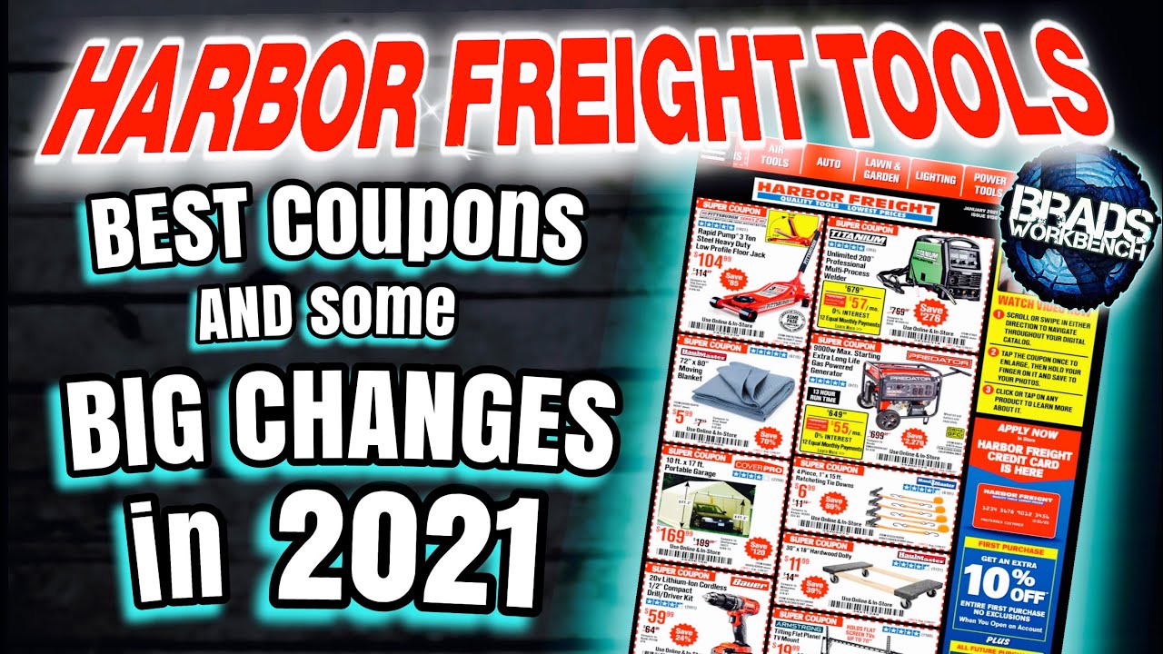 best harbor freight coupons excluded items new tools jan 2021 youtube