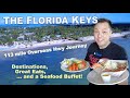 Travel The Florida Keys: 113 Mile Overseas Highway Journey - Sights, Eats, and a Seafood Buffet!
