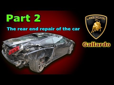 Lamborghini. Body repair. Part 2. Ремонт кузова. Часть 2.