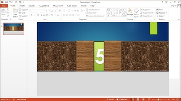 Tutorial PowerPoint 2013 |Cara Membuat Slideshow Animasi Teks Countdown Pintu Terbuka Dengan Music