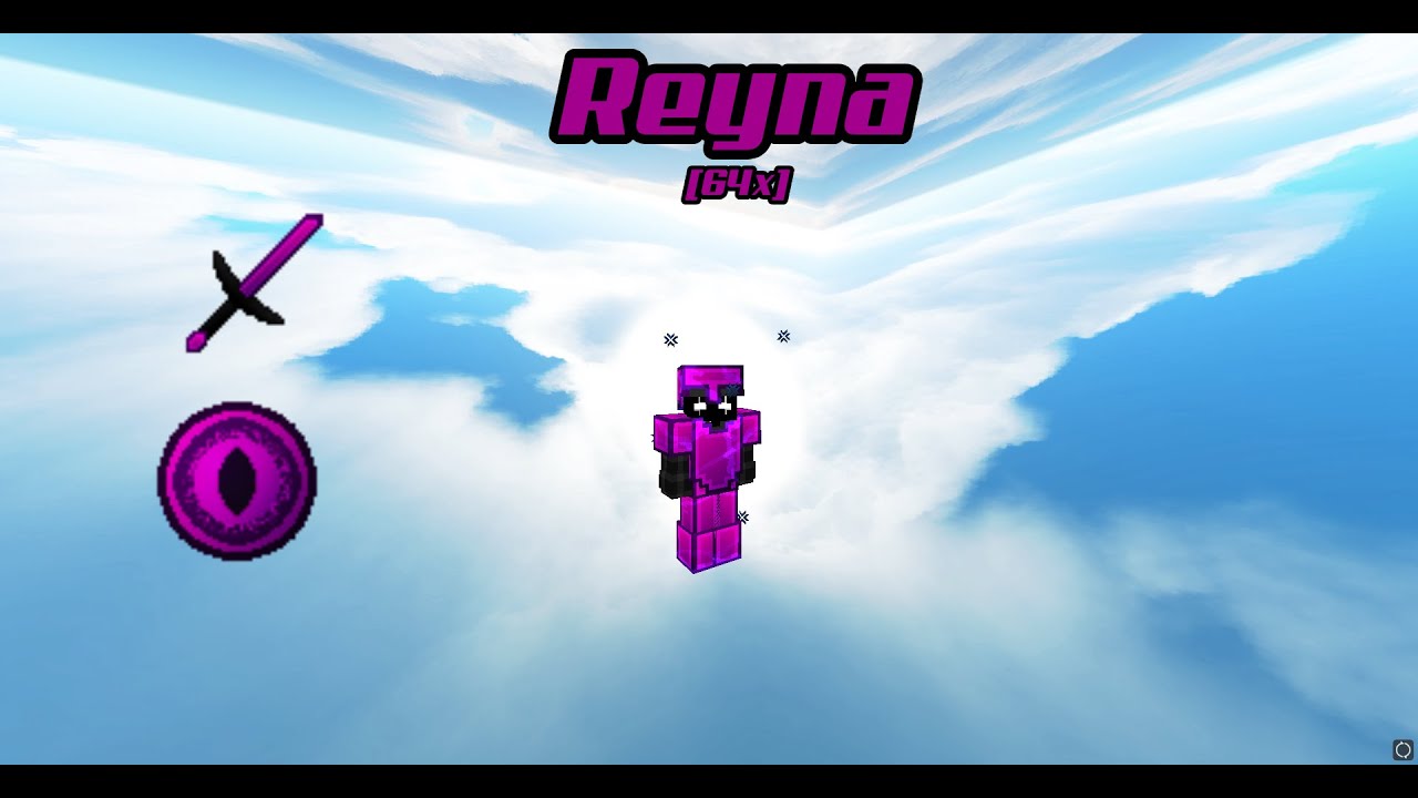 Reyna [64x] MCPE PvP Texture PACK - YouTube