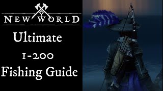 New World Fishing Leveling Guide 1-200 FAST AND EASY! Make gold along the way!