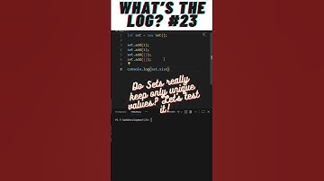 JavaScript Set Mystery 🧐 | What’s the Log? #23 #shorts #javascript #coding