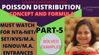 POISSON DISTRIBUITON|PROBABILITY MASS FUNCTION|STATISTICS AND ECONOMTERICS FOR NTA NETECONOMICS 2020
