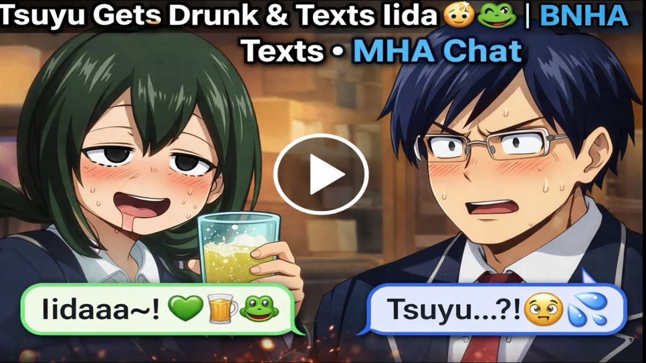 Tsuyu Gets Drunk & Texts Iida 😳🐸💙 | BNHA Texts _ MHA Chat