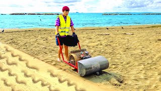 Amazing Beach trash Recycling ideas. Eco-Hero is here!