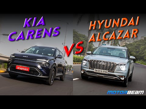 Kia Carens vs Hyundai Alcazar - Family Feud | MotorBeam