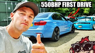 🐒 MENTAL! FIRST DRIVE / DRIFT OF MY MODIFIED BMW M3 (550HP)