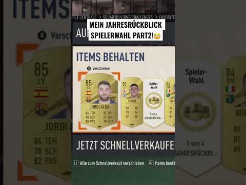 MEIN JAHRESRÜCKBLICK SPIELERWAHL
