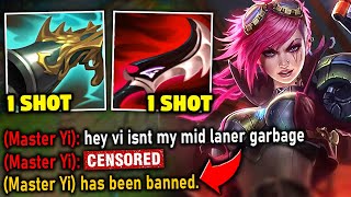 I Beat Master Yi so bad he has a Mental Breakdown and gets Banned