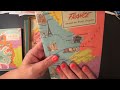 Unintentional ASMR: Vintage Sticker Book Flip-Through | Around the World Program (1950s–60s) 🌍📚
