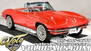 1964 Chevrolet Corvette For Sale At Volo Auto Museum V19626