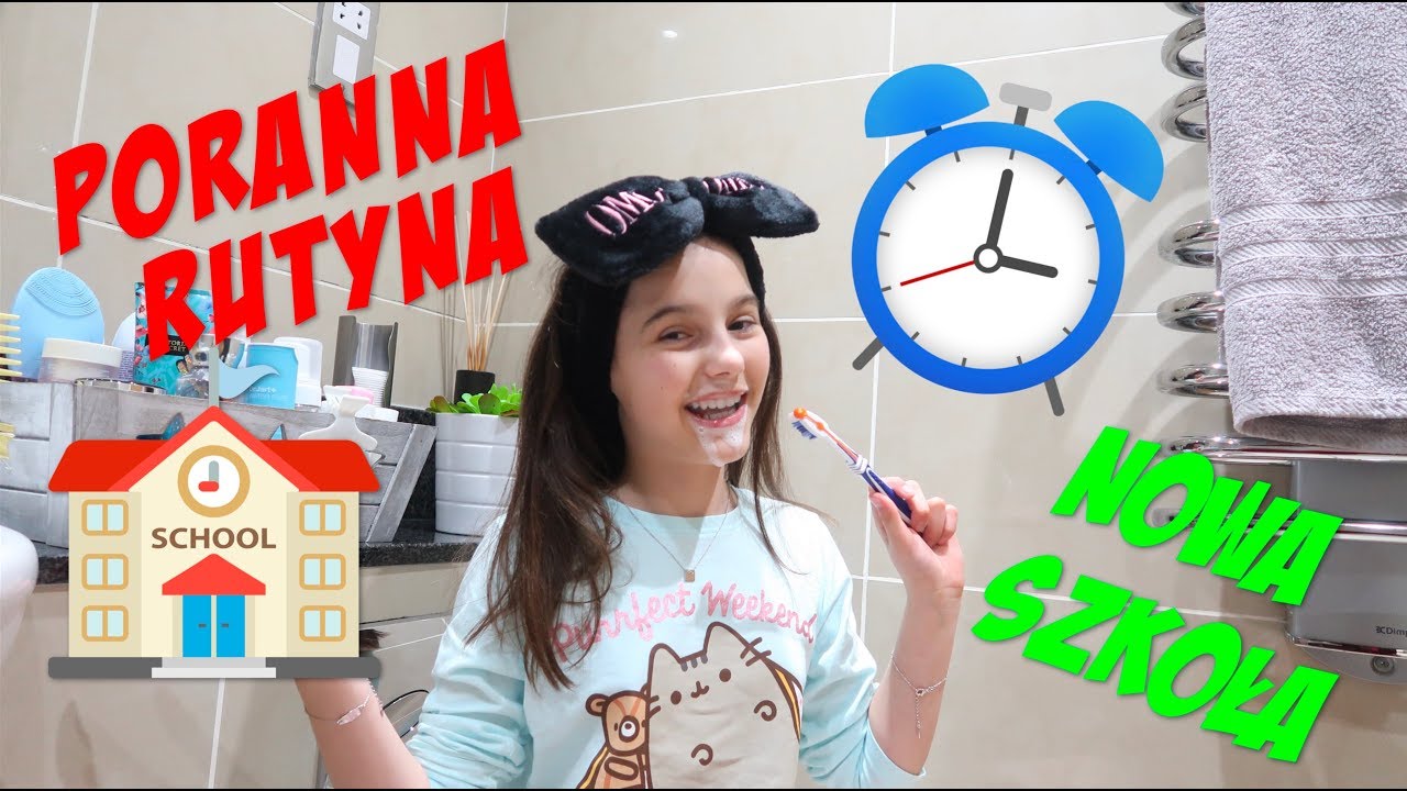 ♥ MORNING ROUTINE - PIERWSZY DZIEŃ W NOWEJ SZKOLE | Pusheen Girl - YouTube