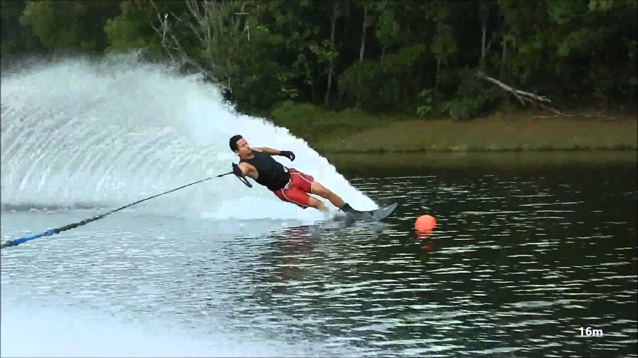 Waterski slalom: Malaysia's Alex slaloms 16m & 14m with new handle grip ...