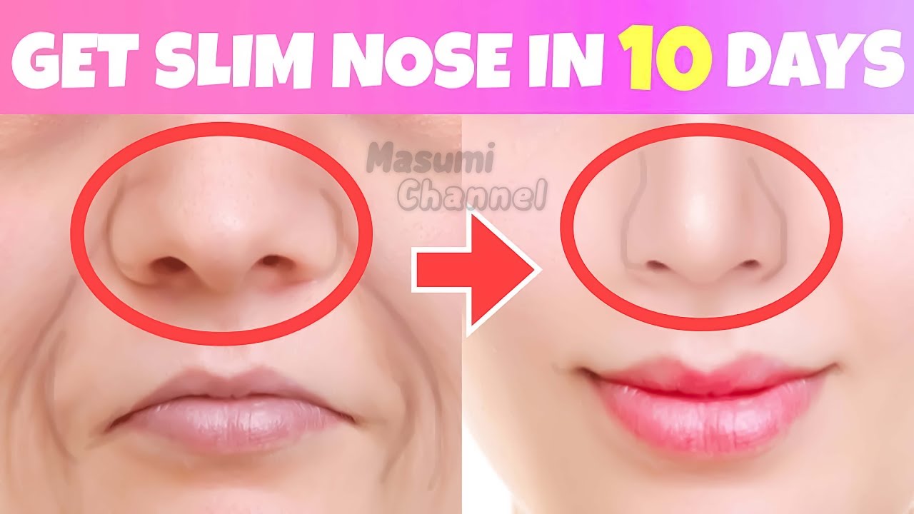 Slim Nose Exercise Reshape Slim Down Sharpen Your Nose Fat Get Slimmer Higher Nose