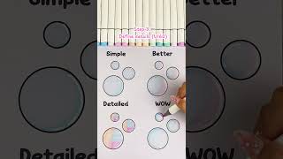 Easy Bubble Coloring Tutorial | Cozy Coloring #colorwithme #coloringtutorial #howtocolor