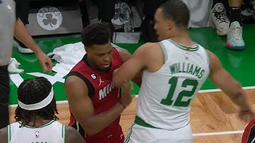 GRANT WILLIAMS MOCKS BAM & SHOVES KYLE LOWRY "GET UR HANDS OFF ME BOY!"