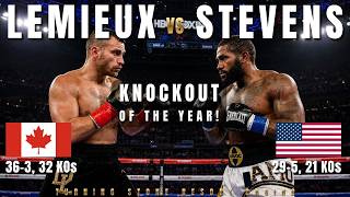 DAVID LEMIEUX (CANADA) vs CURTIS STEVENS (USA) Fight | SAVAGE KNOCKOUT!