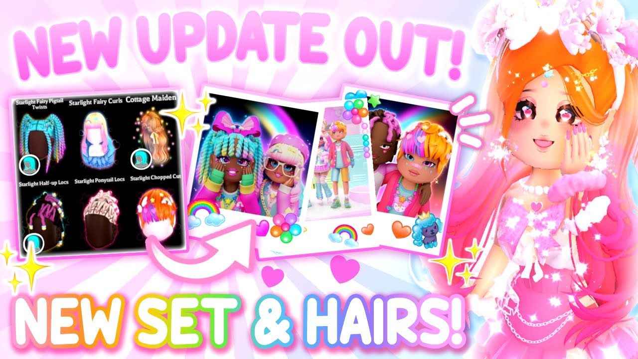 NEW UPDATE OUT! STARLIGHT SET, HAIRS & MORE! 👑 ROBLOX Royale High 