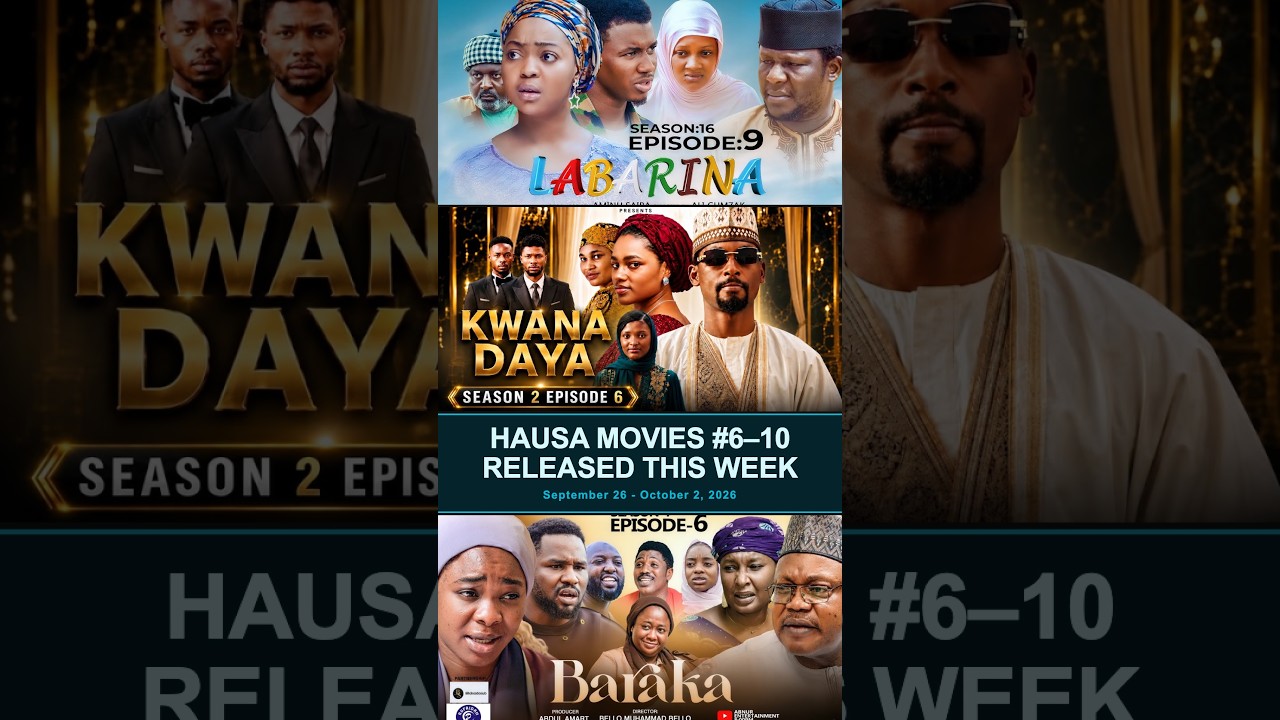This week's Latest Hausa movies Part 2 | Sep 26 - Oct 2, 2026. #hausamovies #nollywoodmovies