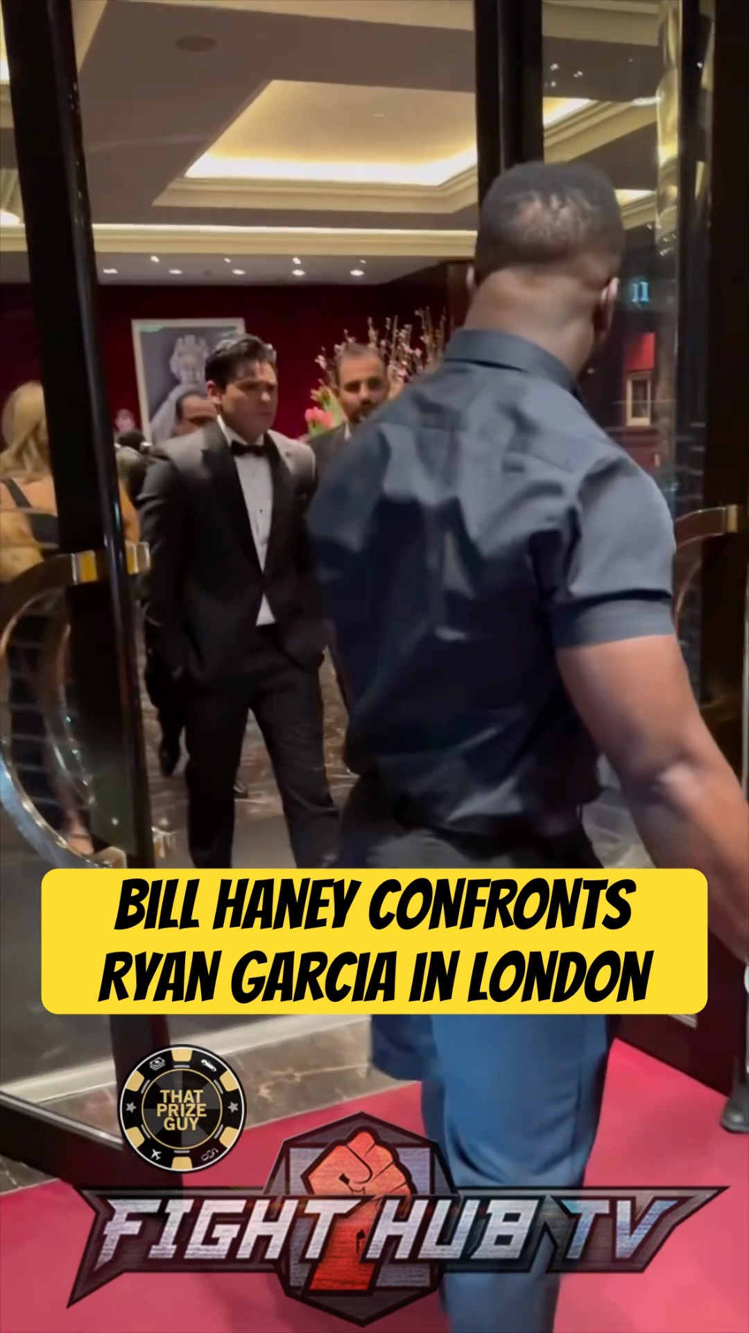 Bill \u0026 Devin Haney CONFRONT Ryan Garcia in London over CLEAN rematch!