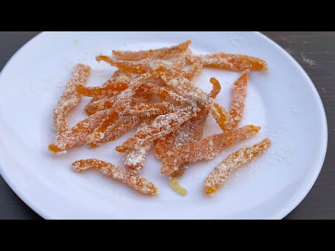 orange candy | candied orange peels | orange peel candy | how to make candied orange peel