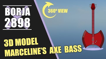 Adventure Time · Marceline’s Axe Bass · 3D Model · 360º View