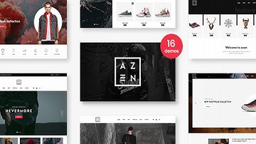 Azen - Clean, Minimal Shop PSD Template | Themeforest Website Templates and Themes