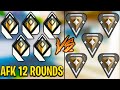 Valorant: 5 Radiant VS 5 Bronze, BUT Radiant AFK for 12 Rounds! - Who Wins?