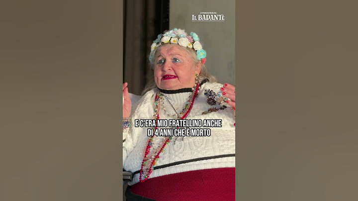 Anna Maria, 80 anni e i bombardamenti.