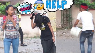 Water Bucket Prank On Cute girls In Varanasi || @prankwithmanish9202