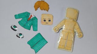 Paper DIY 💗  Roblox Blind Bag  How To Dress Up  Roblox Paper Doll  #paperdoll #asmr #paperdiy