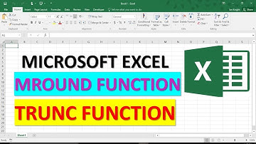 MROUND AND TRUNC FUNCTION IN MICROSOFT EXCEL || MICROSOFT EXCEL